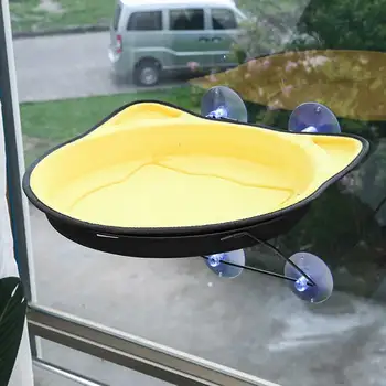 

Cat Hammock Pet House Comfortable Space Saving Window Mounted EVA Reusable Hanging Nest Windowsill With Suction Cup Resting Seat