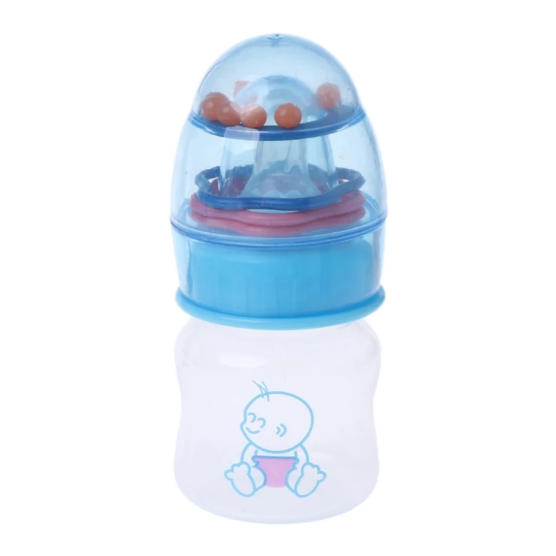 

60ml Baby Bottle Silicone Nipple Pacifier Feeder Milk Water Newborn Safe Nursing DXAD