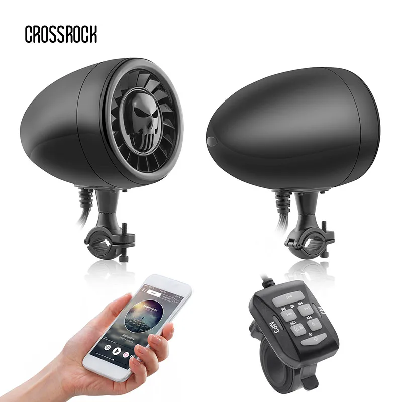 5 дюймов Водонепроницаемый ATV/UTV/лодка мотоцикл Bluetooth колонки тяжелый бас