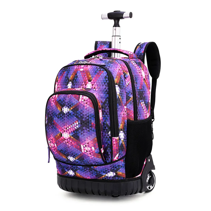 Колесный школьный рюкзак для детей рюкзак на колесах школьная сумка на колесах для подростков девочек детский школьный рюкзак на колесиках