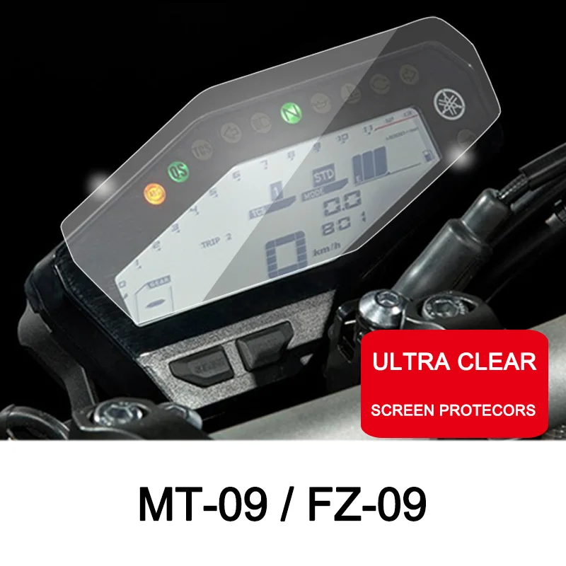 

ROAOPP Motorcycle Cluster Scratch Protection Film Cluster Screen Protector for Yamaha MT09 MT 09 MT-09 FZ09 FZ 09 FZ-09
