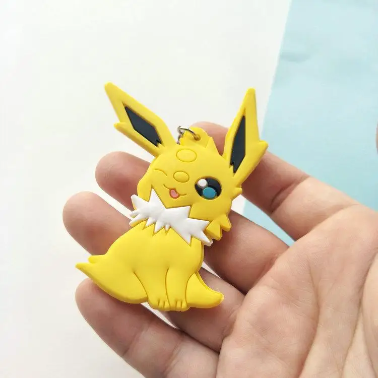 Eevee Vaporeon Jolteon Flareon Espeon Umbreon Leafeon glacion Sylveon Аниме ПВХ брелок Подвески подарок на день рождения