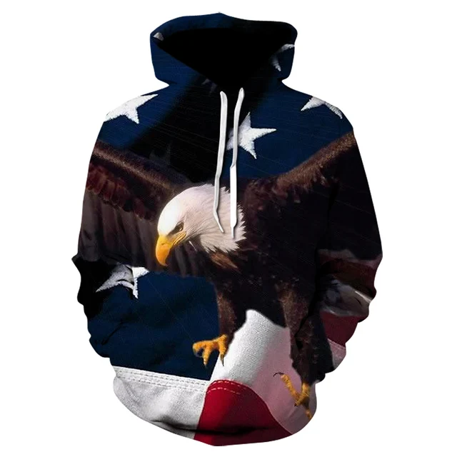 men 3d milk print hooded sweatshirt