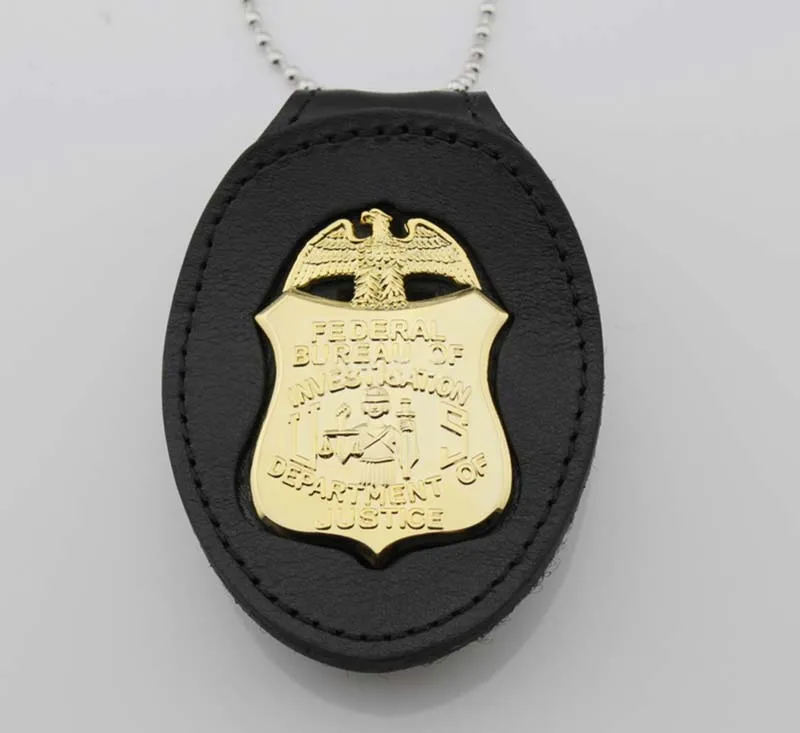 B Классический FEDERAL BUREAU OF INVESTIGATION DEPARTMENT OF JUSTICE, Реплика фильма реквизит монета клип маленький размер значок - Цвет: B