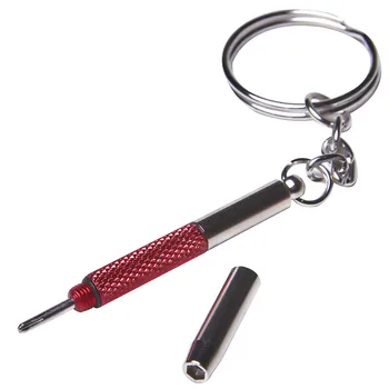 

1pc 3 in 1 Eyeglass Screwdriver Mini Small Little Multi Pocket Sunglass Cellphone Watch Repair Keychain Precision Screwdriver