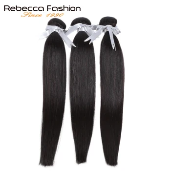 

Rebecca Malaysian Straight Hair 1/3/4 Bundles 100% Remy Hair Weave 8-28 Inch 100% Human Hair Extension Bundle Deals