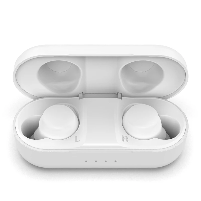 white Comerow Bluetooth наушники 5,0 TWS A5 Беспроводная гарнитура дисплей питания наушники с 450 мАч зарядная коробка спортивные наушники игровые - Цвет: white