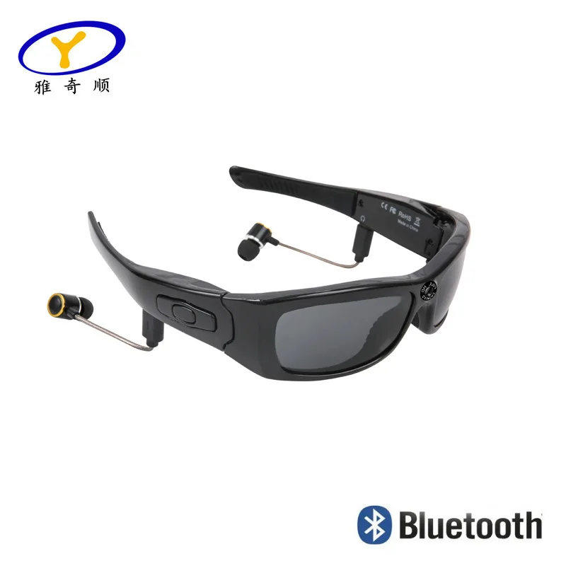 Очки с камерой стерео Bluetooth солнцезащитные очки широкоугольные 120 градусов 1080P