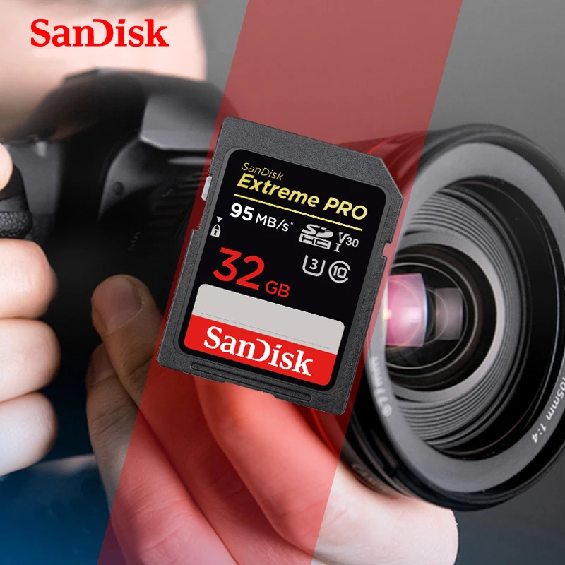 SanDisk Экстремальная скорость 64 Гб UHS-ll SD карта памяти 128G камера карта памяти флэш-карта 300 МБ/с./с 32 Гб UHS-II чтение 300 м