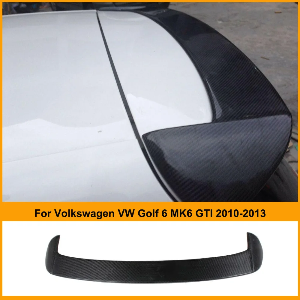 Спойлер на заднюю крышу из углеродного волокна для Volkswagen Golf 6 MK6 VI Hatchback Standard 2010