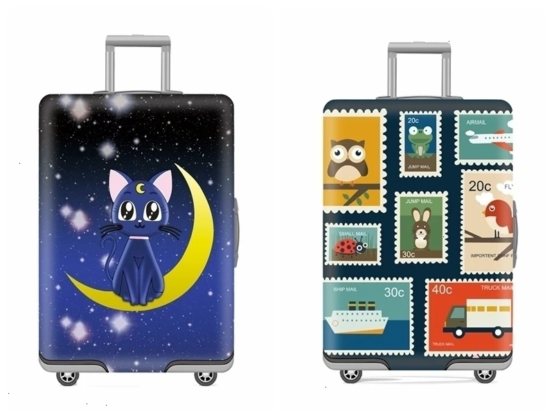 JULY'S SONG Stamp защитный чехол на чемодан for18-32 дюймов защитный Пылезащитный чехол для путешествий эластичный Чехол для багажа