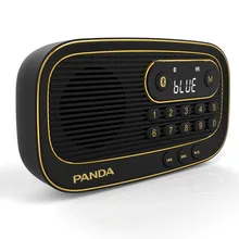 FM радио приемник Bluetooth динамик беспроводной портативный TF карта светодиодный дисплей MP3 музыкальный плеер