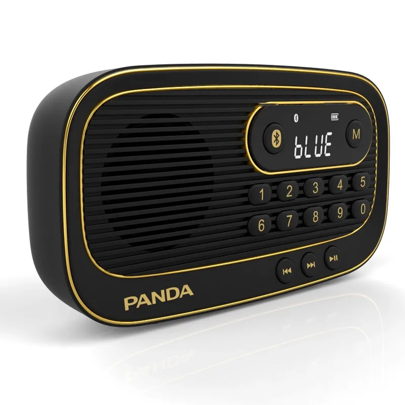 Fm-радиоприемник Bluetooth колонка Беспроводная портативная TF карта светодиодный