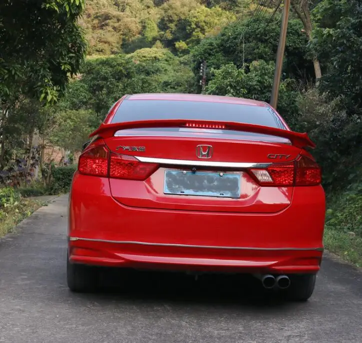 For Honda City Spoiler 2015 2018 City Spoiler SYF ABS plastic