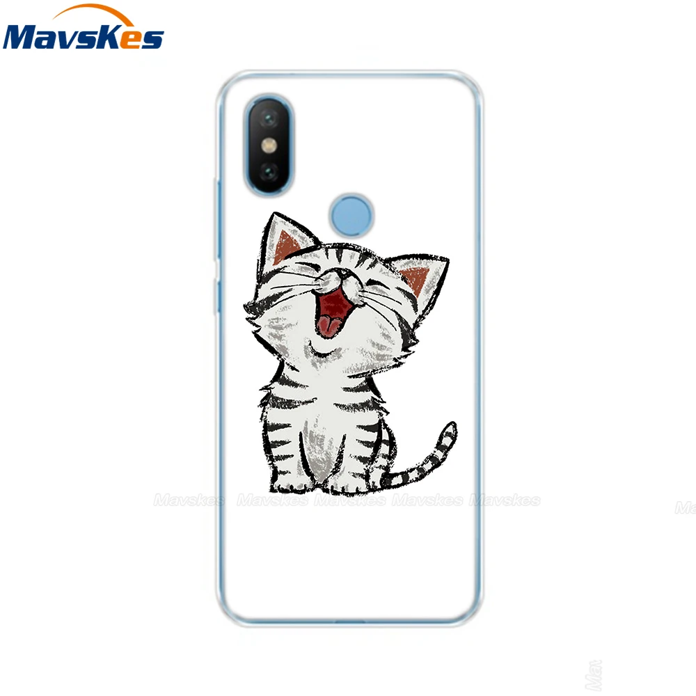 28 Силиконовый чехол для телефона для Xiaomi mi A2 Lite, чехол с рисунком, мягкая задняя крышка из ТПУ, чехол для телефона для Xiomi mi A2 mi A2 LITE, бампер - Цвет: 28