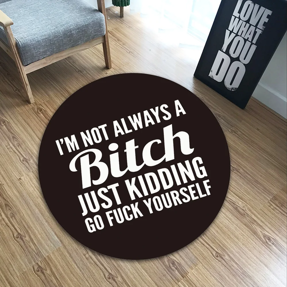 60x60cm Round Printed Sun Door Mat Geometric For Kids Climb Round Carpet Soft Flannel Tapete Areas Rug for Living Room