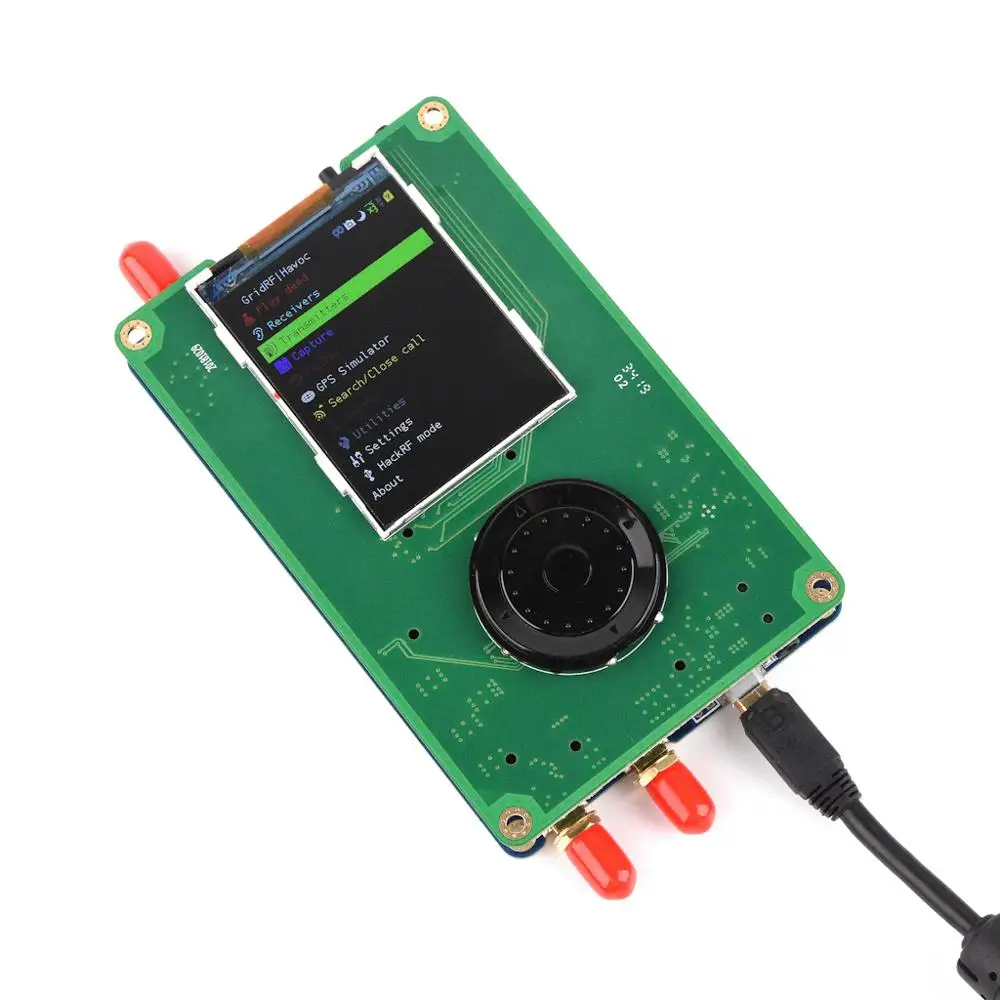  Hackrf one & Portapack sdr radio receiver Demo Board Hackrf one with RF & Acrylic shield 1MHz to 6M