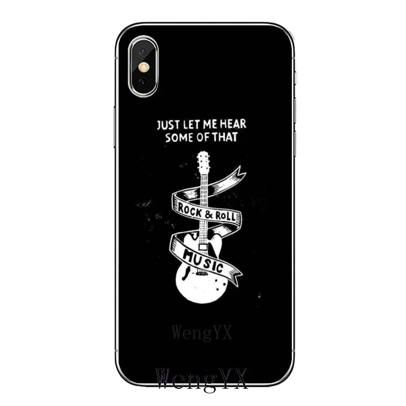 Accessories Phone Case For iPhone 11 Pro XS Max XR X 8 7 6 6S Plus 5 5S SE 4S 4 iPod Touch 5 6 Love Rock Roll cute iphone 8 cases