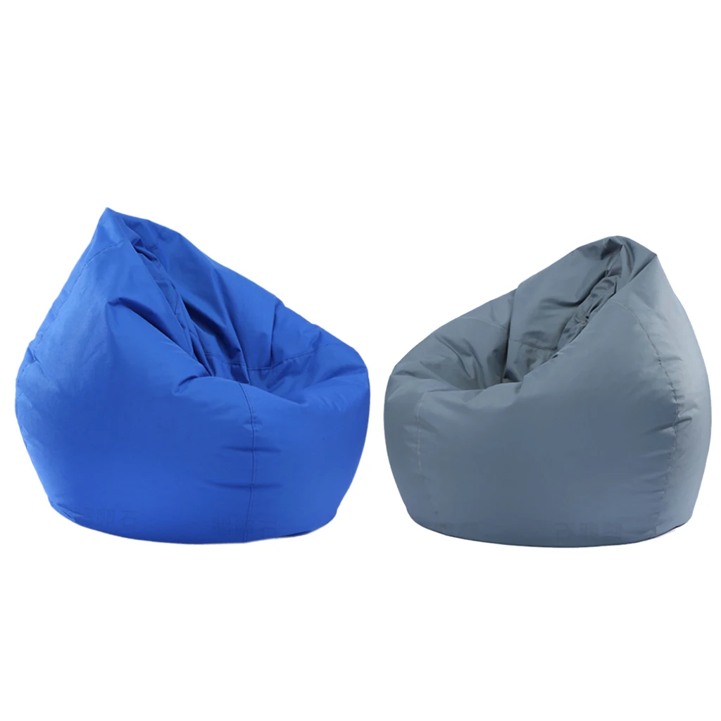 Waterproof Large Bean Bag Covers for Stuffed Animal Storage Toy Storage Bean Bag Furniture Cover Living Room Chair Cover