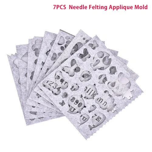 7/24/36/50 Colors Wool Felt Craft Kit Needle Felting Starter Fabric Yarn Roving DIY Spinning Sewing Mold Needlework Accessories - Цвет: A3