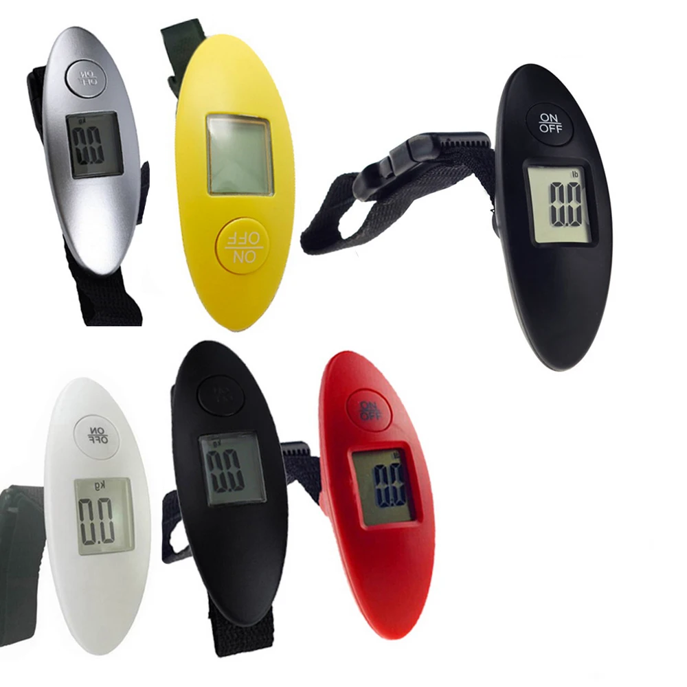 

40kg/100g LCD Digital Travel Scale Electronic Luggage Scale Portable Suitcase Shopping Hanging Weight Scale with Strap