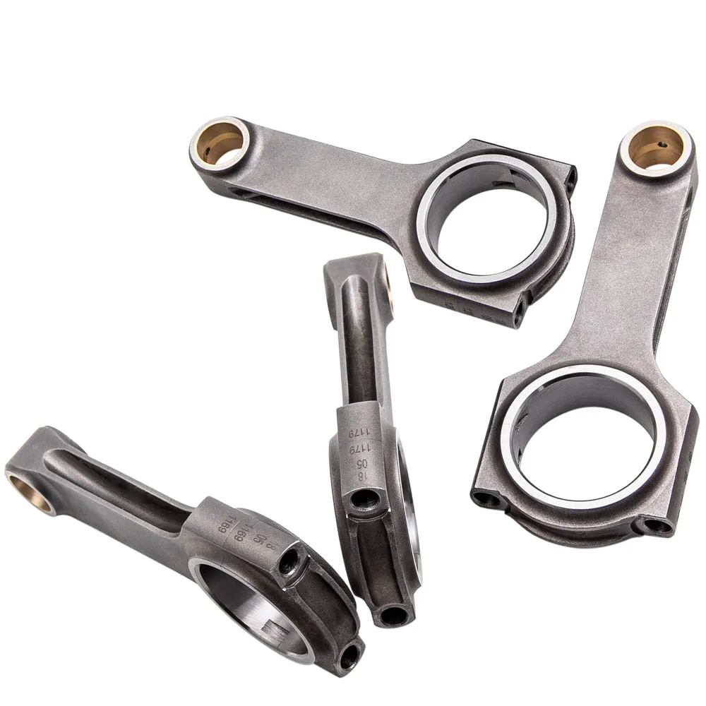 4x Forged Connecting Rods Conrods For Opel Calibra 2.0L C20xe C20LET 143mm  Connect Rod Conrod Shot Peen Piston Pin