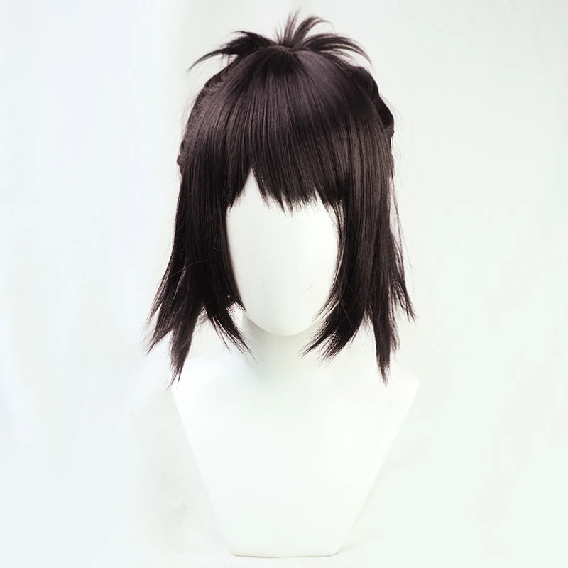sexy anime cosplay Anime Attack on Titan Final Season Hange Zoë Cosplay Wig Dark Brown Short Synthetic Hair Halloween Carnival Party + Free Wig Cap anime cosplay