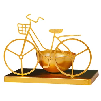 

Office Iron Art Desktop Luxury Souvenir Home Decor Bike Model Bicycle Ornament Collection Birthday Gift Miniature Craft Figurine