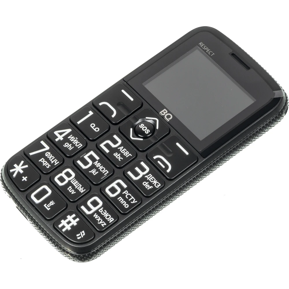 Мобильный телефон BQ Respect 1851 32Mb черный 2Sim 1.77" TN 128x160 0.08Mpix