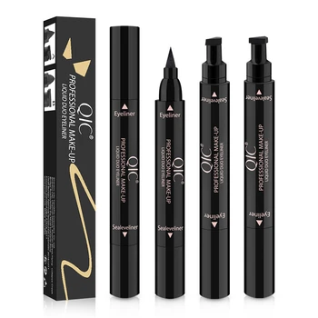 

2 In1 Eyeliner Stamp Liquid Eyeliner Pencil Makeup Stamps Seal Pen Stamp Eyeliner Pencil Waterproof Quick Dry