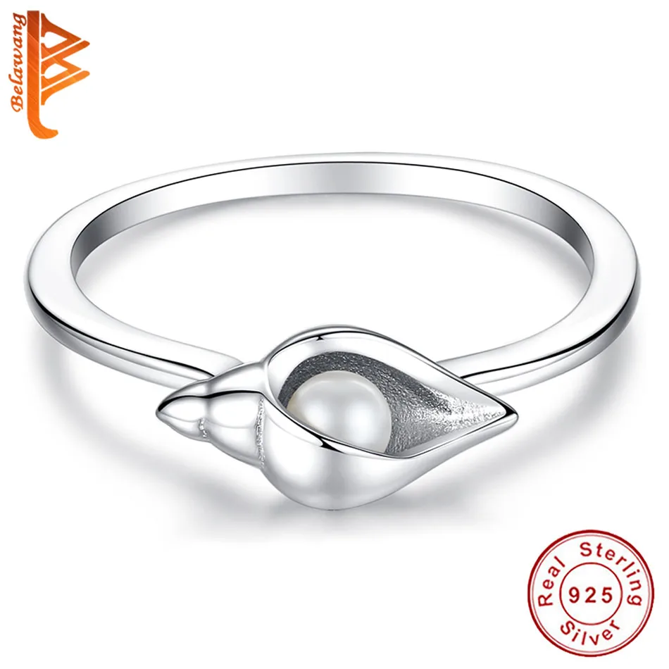 Зимние Модные кольца из стерлингового серебра 925 пробы с жемчугом и перламутром для женщин, подарок подруге на День святого Валентина