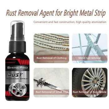 

50ML Rust Remover Spray Multifunctional Powerful Rust Remover Kitchen Magical Spray Gel Metal Polish Anti-Rust Spray Gadget A0A4
