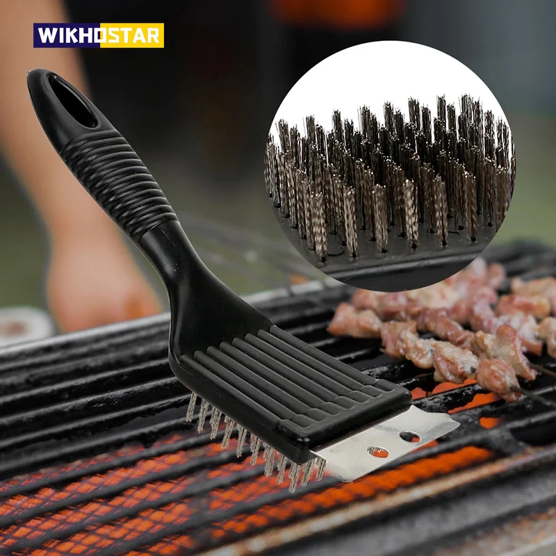 Stainless Steel Wire Cleaning Brush for Barbecue Grill barbecue cleaning tools grill brush cleaning brushes