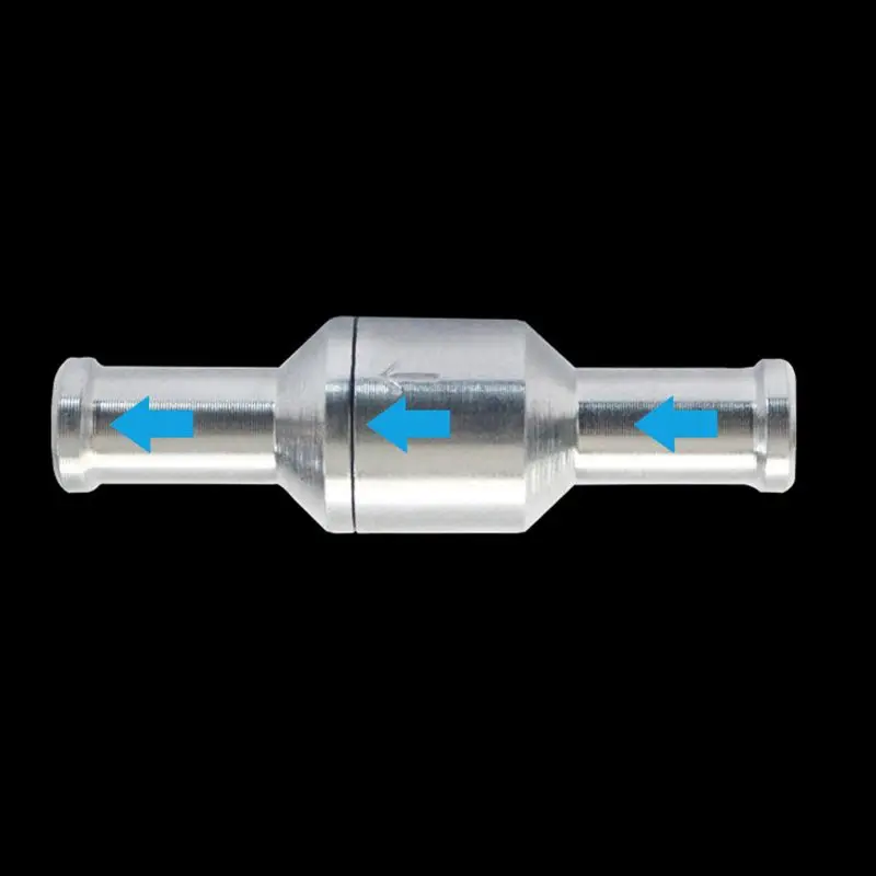Check Valve 6/8/10/12mm Non-Return One-Way Aluminum Alloy For Car Oil Water Pumps