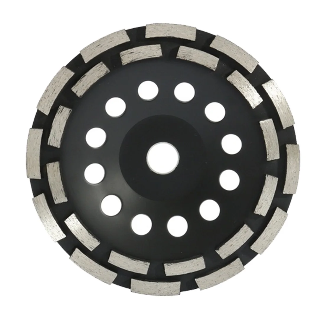 115/125/180 мм алмазные шлифовальные диски абразивные инструменты для работы с бетоном шлифовальный круг инструмент для резки по металлу абразивные диски чашки пильного диска - Наружный диаметр: 180mm Double Row