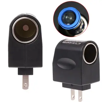 

EU/US Plug 100-240V AC To DC Car Cigarette Lighter Socket Power Adapter Converter