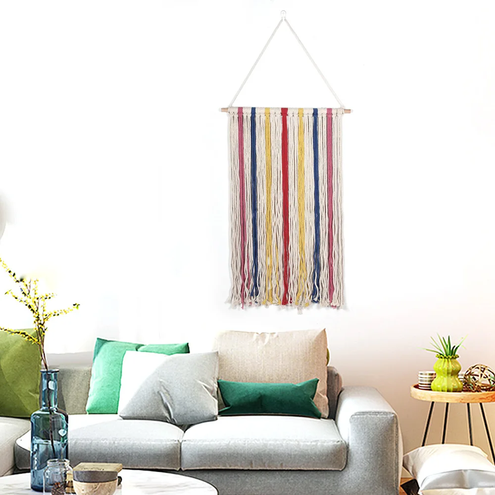 Customizable Bohemian Weaving Tapestry Cotton Art Tapestry Home Accessories Wall Hangers Wall Decoration MS7319
