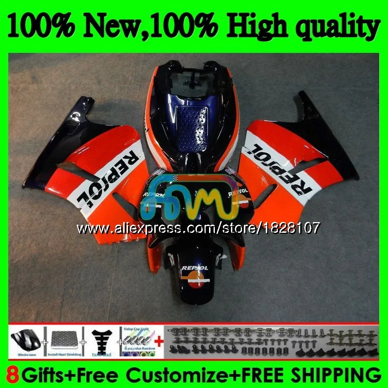 RVF400R для HONDA VFR400 R NC24 V4 VFR400R 87 88 89 90 87BS. 19 ЛРВ 400 Repsol Синий R NC30 400R 1987 1988 1989 1990 обтекатель