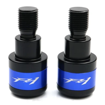 

Motorcycle Handlebar Grips Bar End Cap Covers Plugs For Yamaha FZ1 2001-2015