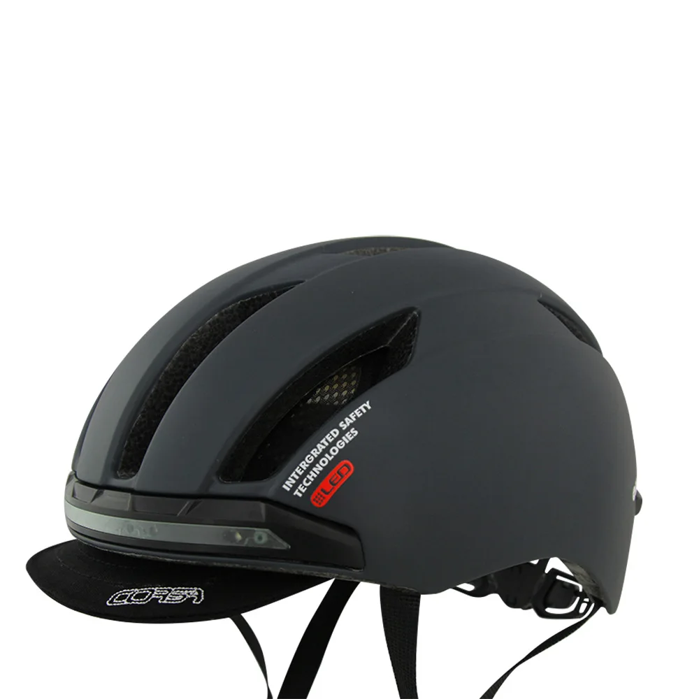 Велосипедный шлем ночник безопасности предупреждающий сигнал свет Универсальный светодиодный дорожный велосипед шлем задний фонарь «умный» шлем поворотник унисекс