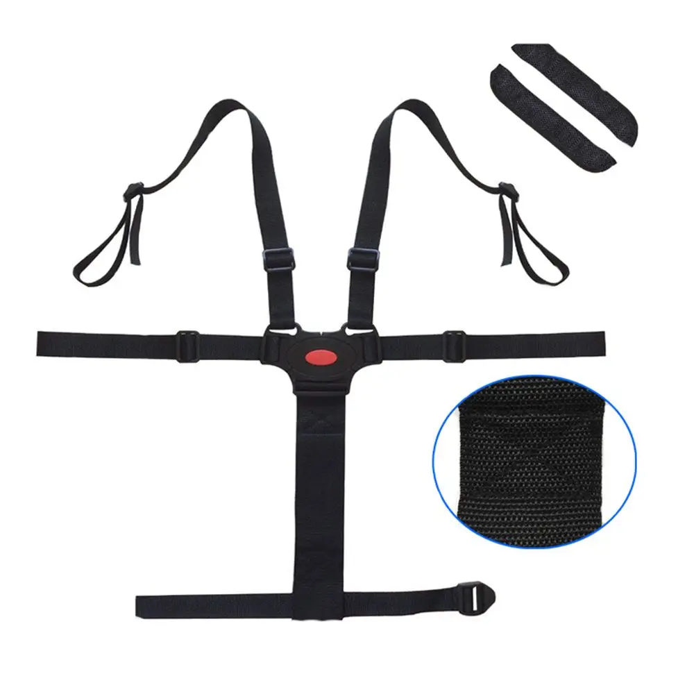 Children Baby Belt Stroller Pushchair Child Dining Chair Buggy Harness Universal 5 Point Harness Pram Strap Safe Belt Accessorie anti drop hanger belt,stroller safety belt set,stroller accessory