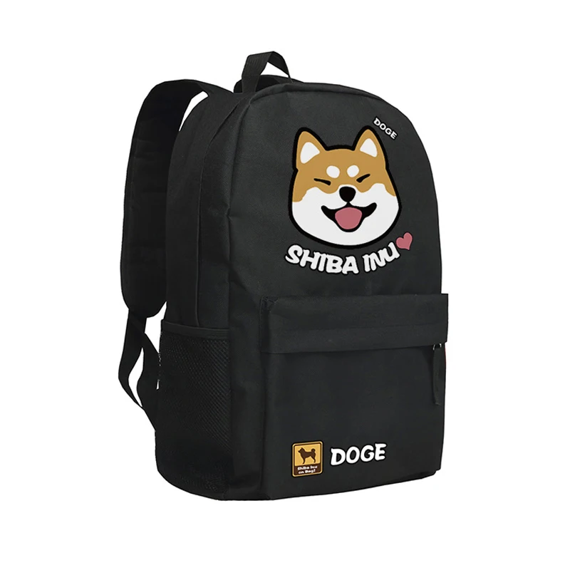 

MeanCat Doge Shoulder Bag SHIBA INU Backpack for Children Bookbag Gifts