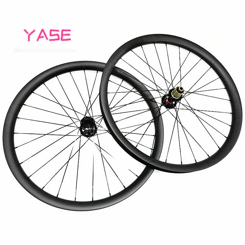 27.5er tubeless 45x30mm carbon mtb disc wheels boost Fron 110x15 Rear 142x12 650B mtb disc carbon wheelset pillar 1423