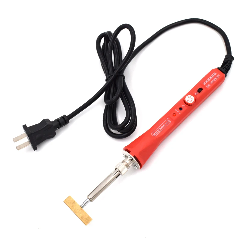 Soldering Iron T Heads Copper Welding Welder Kit 80W 100W Household Repair Pyrography Tool