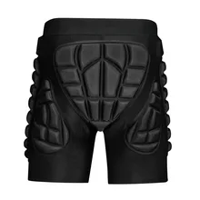 Защита бедра лыжные штаны, снежные зимние штаны Для мужчин Неломающийся открытый профессиональный для катания на роликовых коньках, тренировочные шорты