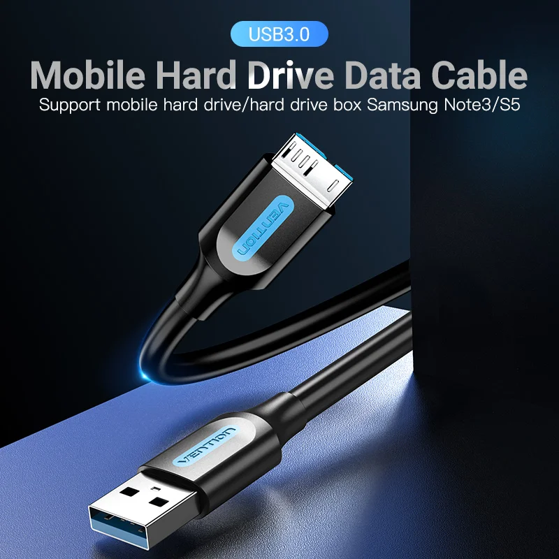 Vention Micro USB 3 0 кабель для быстрой зарядки Samsung Note S5 Toshiba зарядного устройства|Кабели