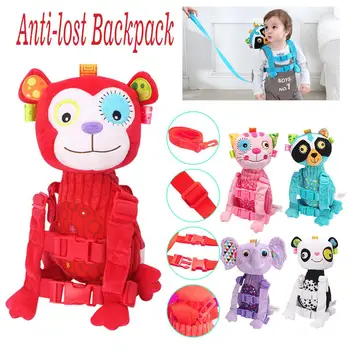 

Children's Anti-lost Belt, Baby Safety Strap Anti-lost Bag Embossed Super Soft, Drawstring Material Multiple Pattern Shapes