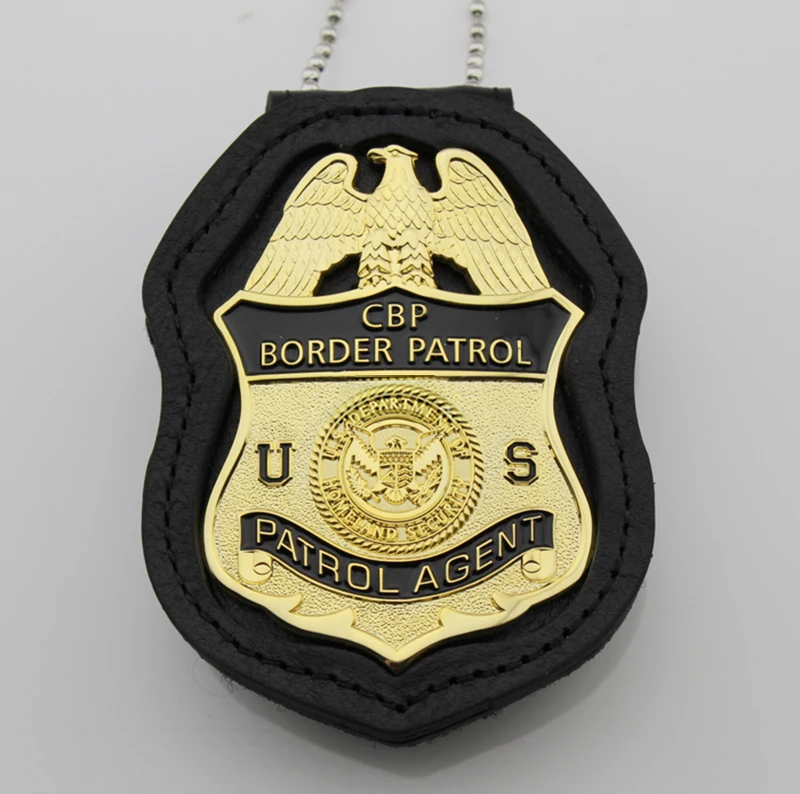 Значок агента Отдела внутренней безопасности CBP из США по контролю за границами с