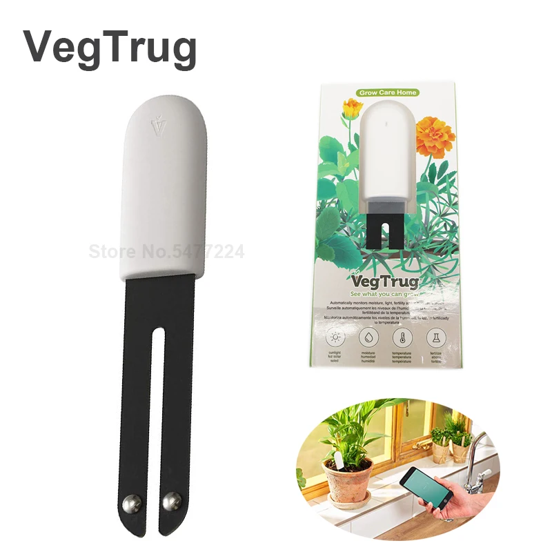 VegTrug Флора монитор цветок Уход за волосами цифровой растения травяные грунтовые