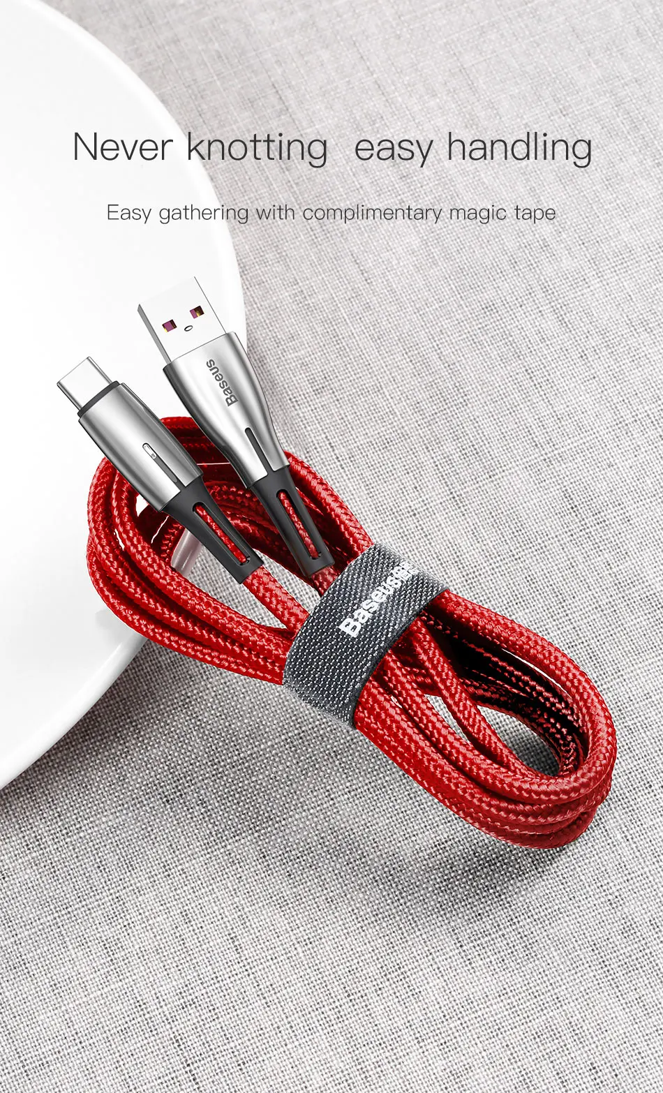 Baseus USB C type C кабель 5A Быстрая зарядка для huawei Lite Pro P20 P30 type-C кабель для передачи данных USB-C шнур для быстрой зарядки